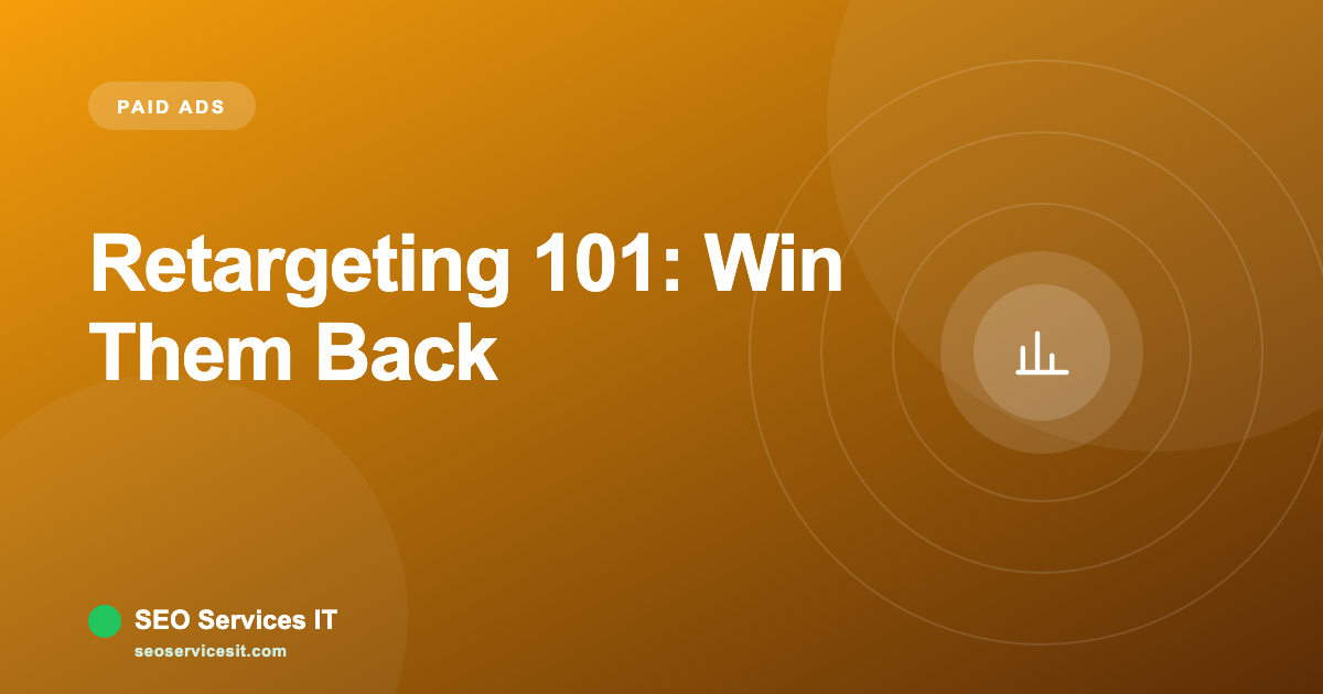 Retargeting 101: Win Back the 97% Who Didn't Convert