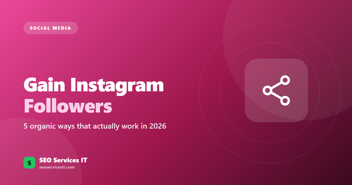 Top 5 Ways to Gain Instagram Followers Organically