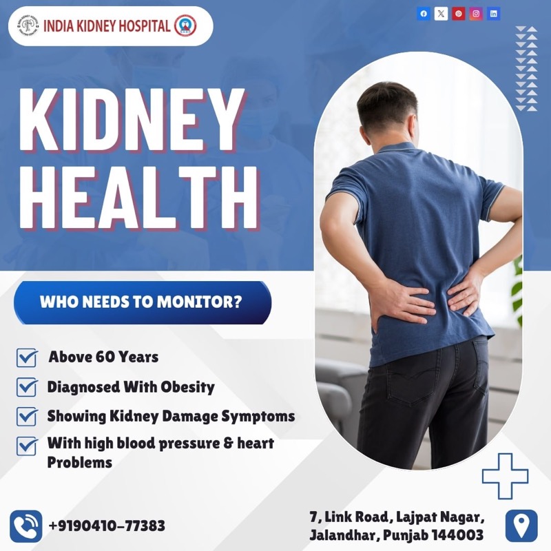 India Kidney Hospital — social media creative by SEO Services IT
