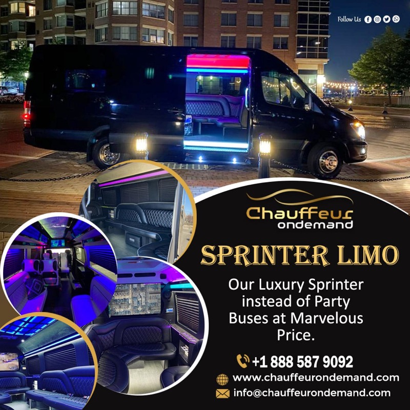 Chauffeur on demand — social media creative by SEO Services IT