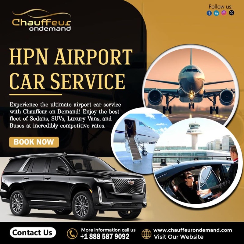 Chauffeur on demand — social media creative by SEO Services IT