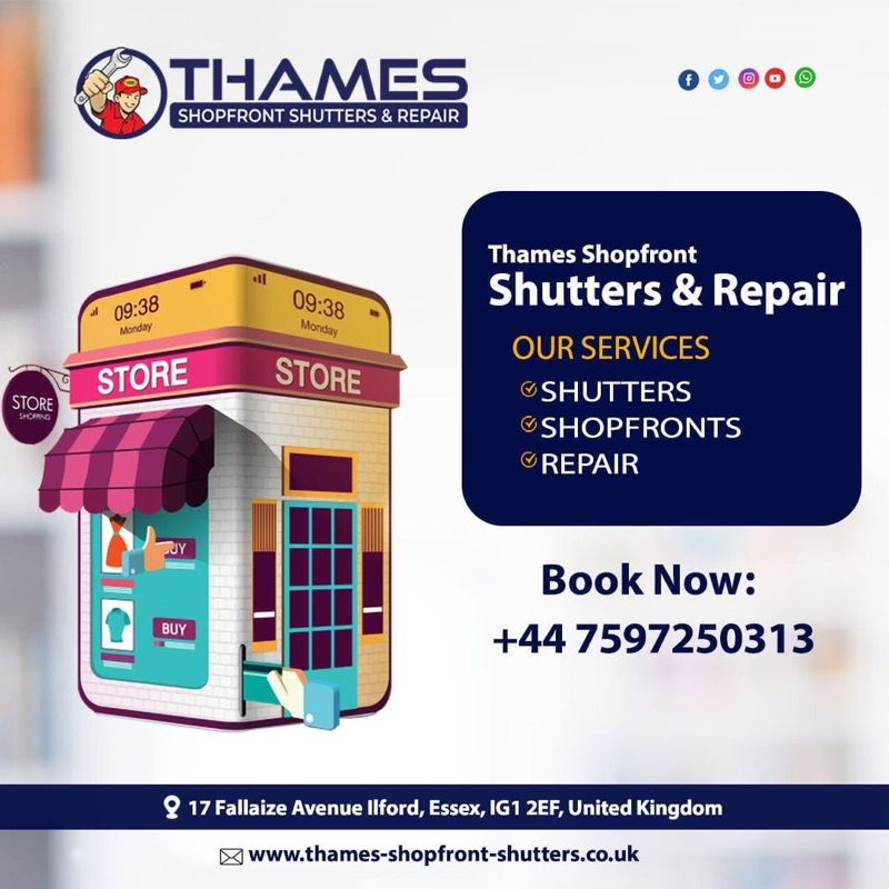 Thames Shopfront Shutters & Repair — social media creative by SEO Services IT